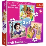 Puzzle 3-en-1 – belles fleurs – DISNEY PRINCESS Trefl
