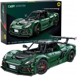 Kit de construction CaDA voiture de sport LOTUS Exige Cup 430 1:8, vert foncé, 3730 pièces