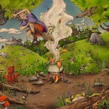 Puzzle Ravensburger sorcière 500 pièces