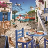 Puzzle Ravensburger Chats à Mykonos 1500 pièces