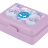 Boîte à déjeuner en plastique violet avec motif Ciel