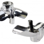 Garde-boue en plastique argentés pour modèle PRO700