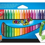 Crayons de cire triangulaires MAPED Color’Peps, 24 pcs