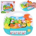 Jouets musicaux interactifs pianino avec animaux
