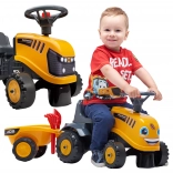 Draisienne JCB avec remorque pour enfants dès 1 an