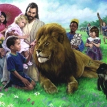 Puzzle EUROGRAPHICS Lion et agneau 1000 pièces