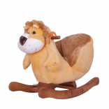 Lion à bascule avec foulard orange pour enfants