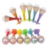 Maracas musical en bois 2-en-1 pour enfants Classic World