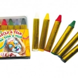 Peintures pour visage et corps – set de 6 pièces