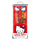 Set de crayons Hello Kitty avec gomme
