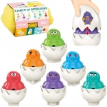 WOOPIE Mosaïque Montessori Œufs Pouet 6 pcs