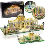 Kit pavillon botanique néoclassique avec éclairage LED, 2397 pièces