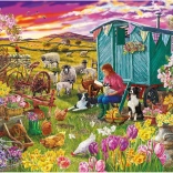 Puzzle Délice pastoral 1000 pièces
