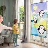 Nourris le pingouin – jeu de lancer en plein air pour enfants