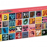 Puzzle panoramique Galison Broderie de A à Z 1000 pièces