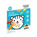 Longues coloriages J’attrape mon crayon – animaux (18 mois et +)