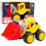 Pelle mécanique pour enfants avec godet mobile jaune