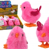 Jouet sauteur poussin rose