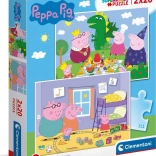 Puzzle Peppa Pig - Clementoni 2x20 pièces