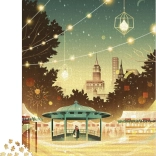 Puzzle JANOD New York Bustle, 2000 pièces