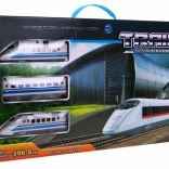 Grande voie ferrée électrique avec accessoires pour enfants 3+