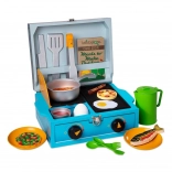 Set de jouets de camping pour enfants avec cuisine