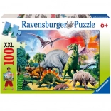 Puzzle Ravensburger Parmi les dinosaures