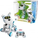 Chien robotique Zigybot Bobby avec capteurs tactiles et télécommande