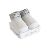 Coffret cadeau DOUDOU – chaussettes bébé universelles 0–6 mois