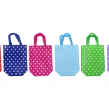 Sac cadeau en non-tissé M 32 × 36 × 12 cm, toute l’année, assortiment de couleurs