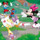 Puzzle Minnie fait du sport 100 pièces XL