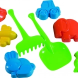 Ensemble de Moules à Sable - Moyens de Transport et Animaux