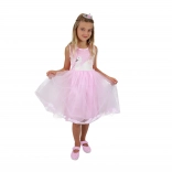 Costume enfant Princesse Cygne – robe rose en tulle (taille S)