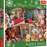 Puzzle Le temps de Noël magique 1000 pièces
