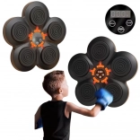 Machine de Boxe Musicale Murale avec Lumières LED