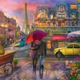 Puzzle Paris sous la pluie 500 pièces