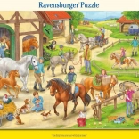 Puzzle Ferme Équestre Ravensburger 40 pièces