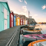 RAVENSBURGER Puzzle Scandinavie : Chantier naval à Smögen, Suède 500 pièces