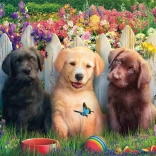 Puzzle Chiots adorables 1000 pièces SCHMIDT