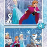 EDUCA Puzzle La Reine des neiges 2x48 pièces