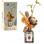 Jeu de construction Bouquet d’automne dans un vase beige-brun, 362 pièces