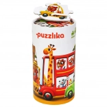 Puzzlika voitures – puzzle pour enfants 5 en 1, 20 pièces
