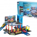 Garage avec ascenseur et station-service