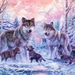 Puzzle Loups Arctiques 1000 pièces Ravensburger