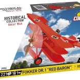 Jeu de construction avion Fokker DR.1 Red Baron – 221 pièces