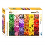Puzzle BRAIN TREE Grille florale 1000 pièces