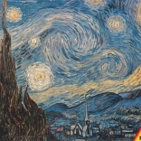 Puzzle La Nuit étoilée 1000 pièces PIATNIK