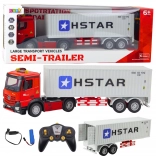 Camion RC avec semi-remorque conteneur 6CH angle de braquage 270° HSTAR