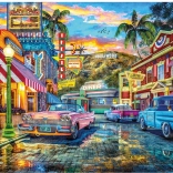 Puzzle HOLLYWOOD – rue rétro, 3000 pièces
