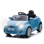 Voiture électrique pour enfants FIAT 500e bleue